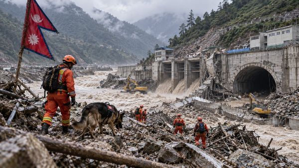 Ruim 900 arbeiders vermist bij waterkrachtcentrales na overstromingen Nepal